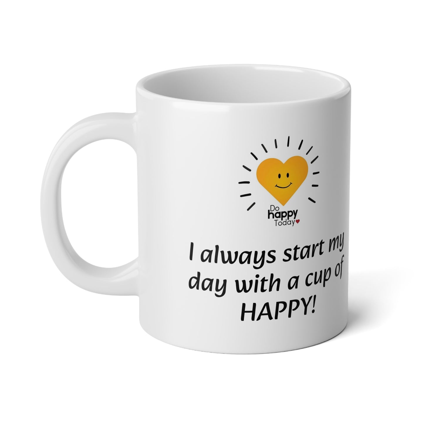 Do Happy Jumbo Mug, 20oz