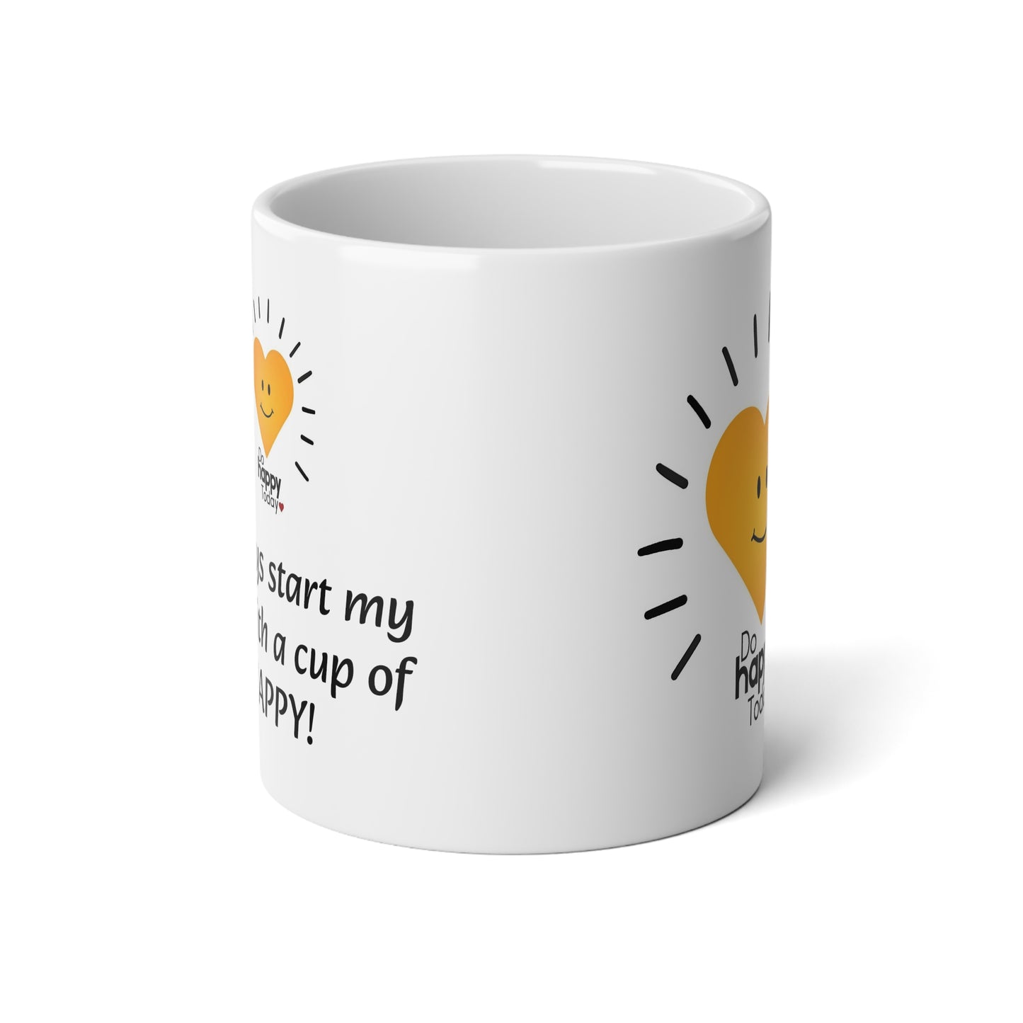 Do Happy Jumbo Mug, 20oz