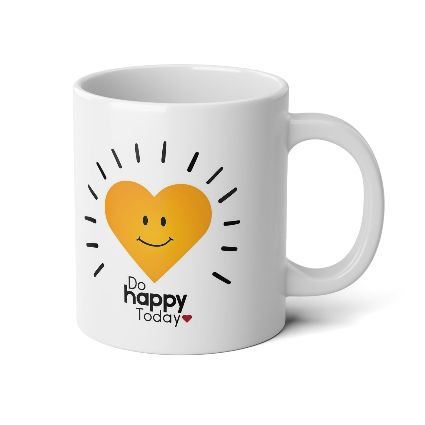 Do Happy Jumbo Mug, 20oz