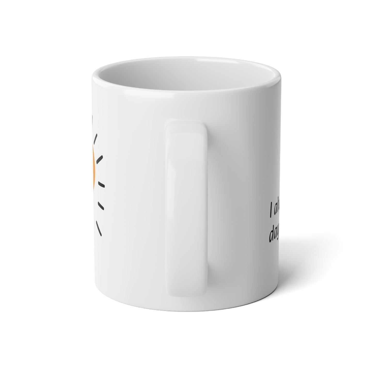 Do Happy Jumbo Mug, 20oz