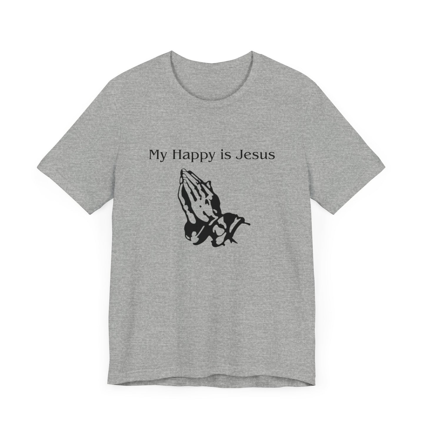 My Happy is Jesus - Unisex Jersey Short Sleeve Tee