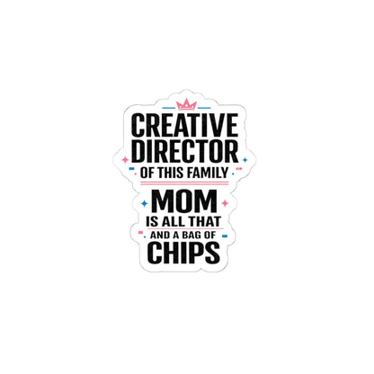 Creative Director of This Family Mom Sticker | minimalist mom life, streetwear mom