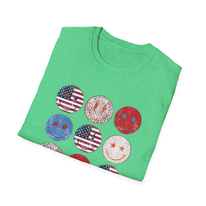 Happy Faces USA - Softstyle T-Shirt