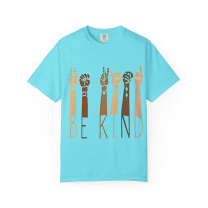 Be Kind T-Shirt — Diverse Hands ASL Design