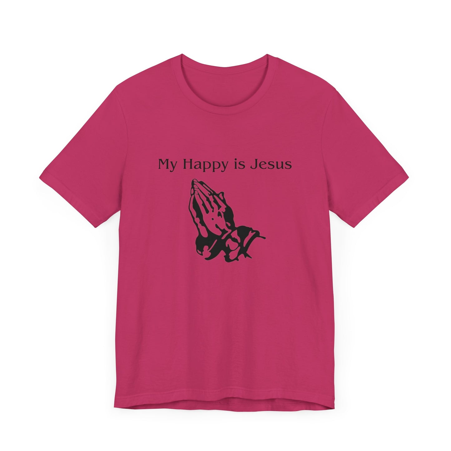 My Happy is Jesus - Unisex Jersey Short Sleeve Tee