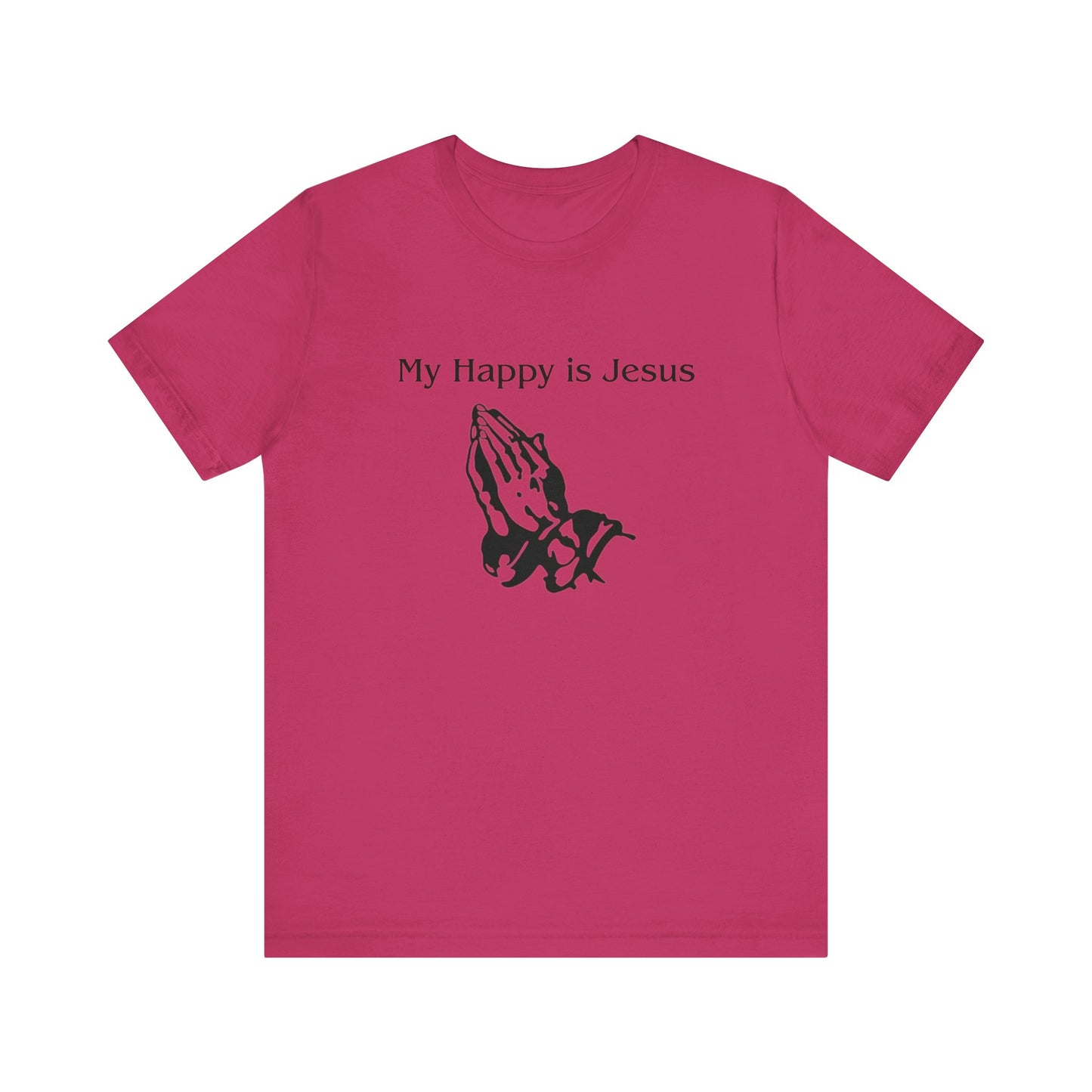 My Happy is Jesus - Unisex Jersey Short Sleeve Tee