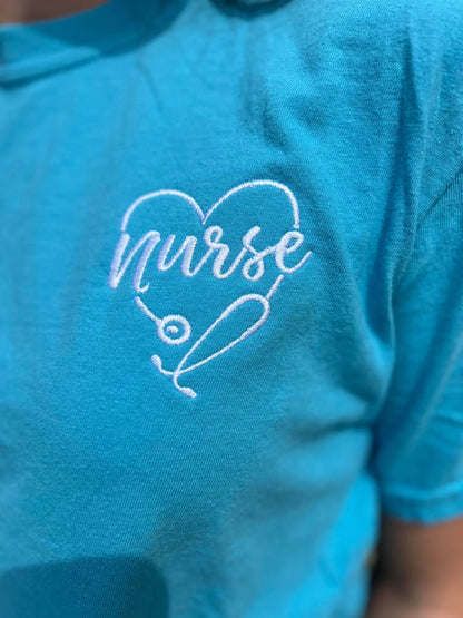 Embroidered Nurse Tee