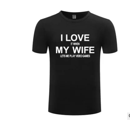 "I Love It When My Wife Let's Me Sleep In" Biker T-Shirt