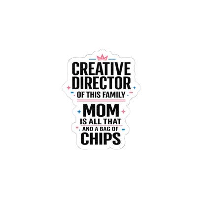 Creative Director of This Family Mom Sticker | minimalist mom life, streetwear mom