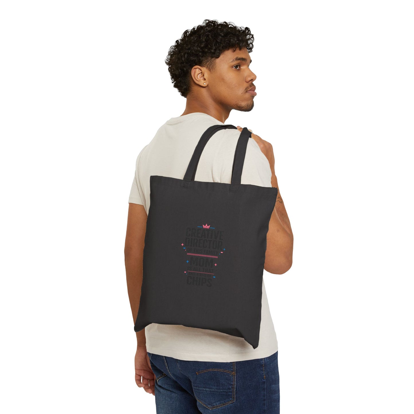 Creative Director Mom Tote | streetwear mom, mom life minimalist canvas
