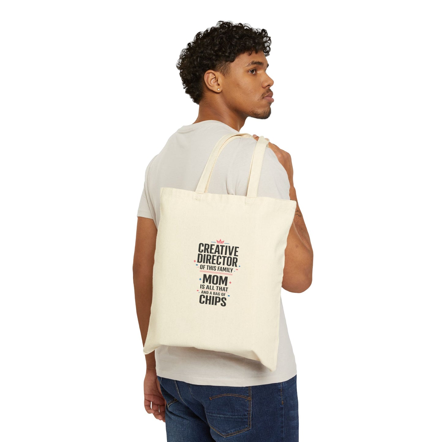 Creative Director Mom Tote | streetwear mom, mom life minimalist canvas