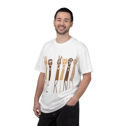 Be Kind T-Shirt — Diverse Hands ASL Design