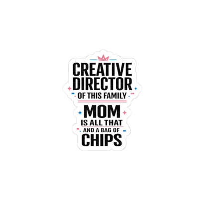 Creative Director of This Family Mom Sticker | minimalist mom life, streetwear mom