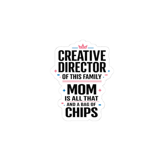 Creative Director of This Family Mom Sticker | minimalist mom life, streetwear mom