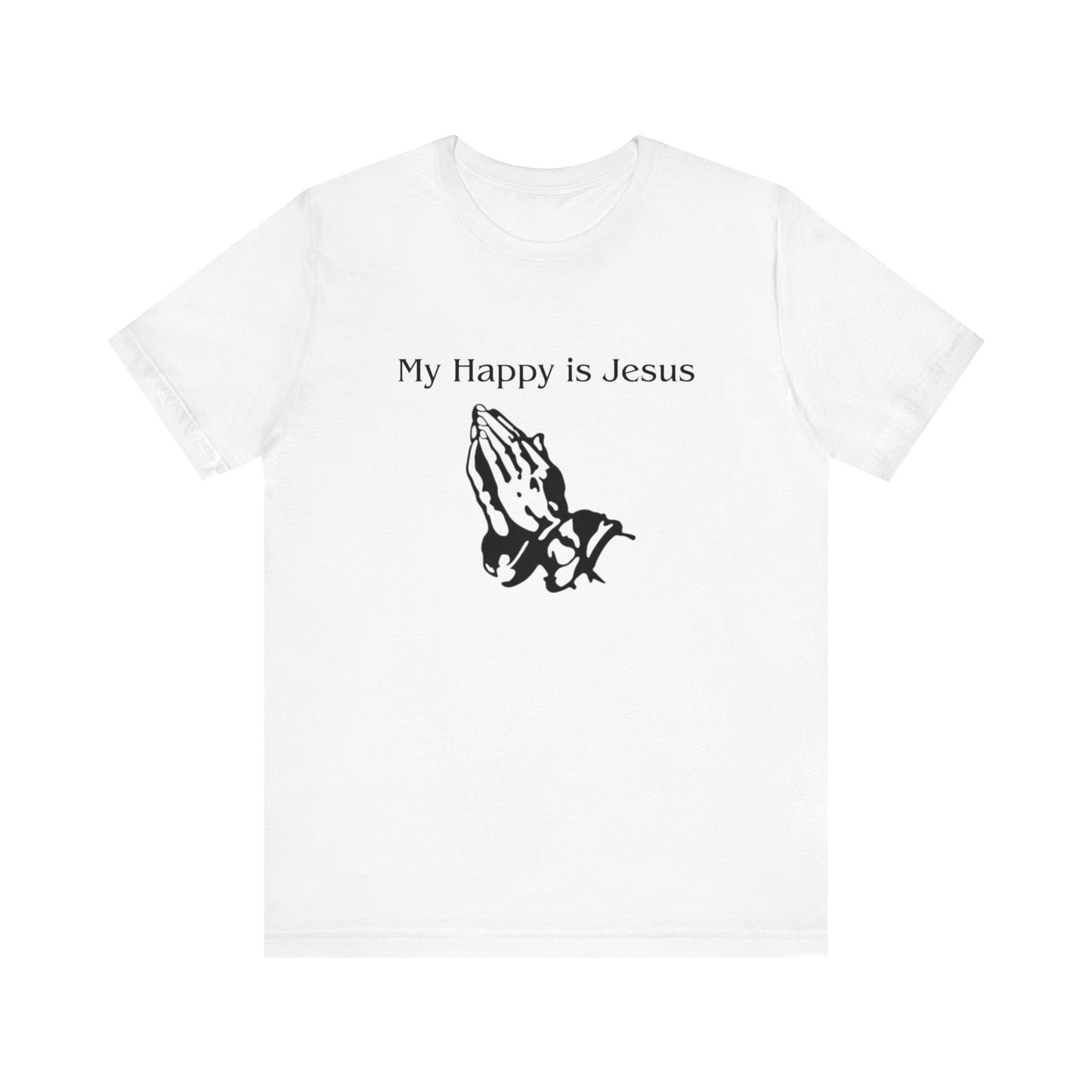 My Happy is Jesus - Unisex Jersey Short Sleeve Tee