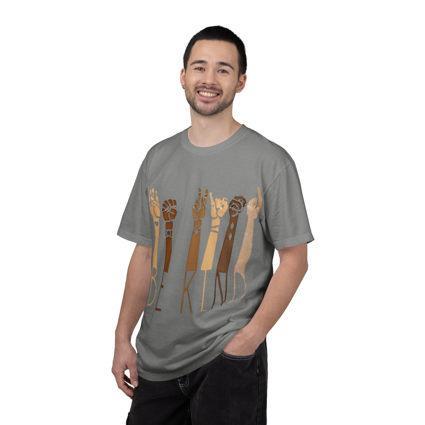 Be Kind T-Shirt — Diverse Hands ASL Design