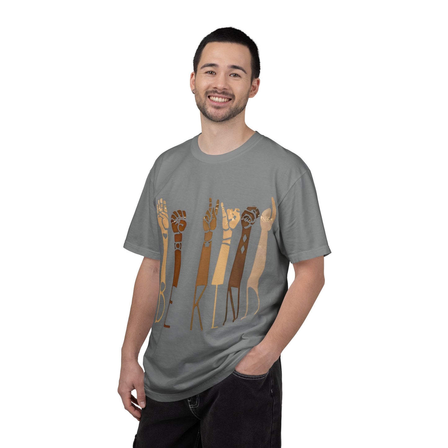Be Kind T-Shirt — Diverse Hands ASL Design
