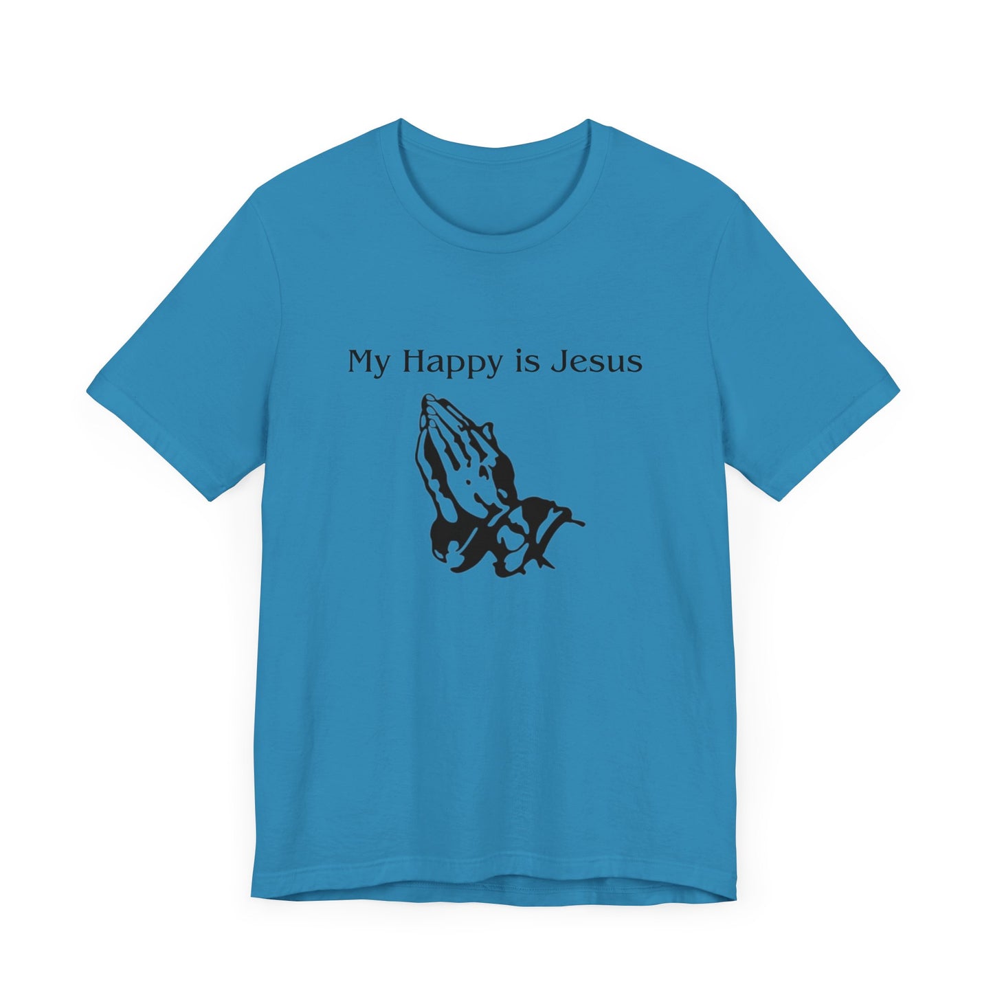 My Happy is Jesus - Unisex Jersey Short Sleeve Tee