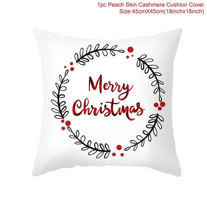 Cartoon Christmas Pillow Cover