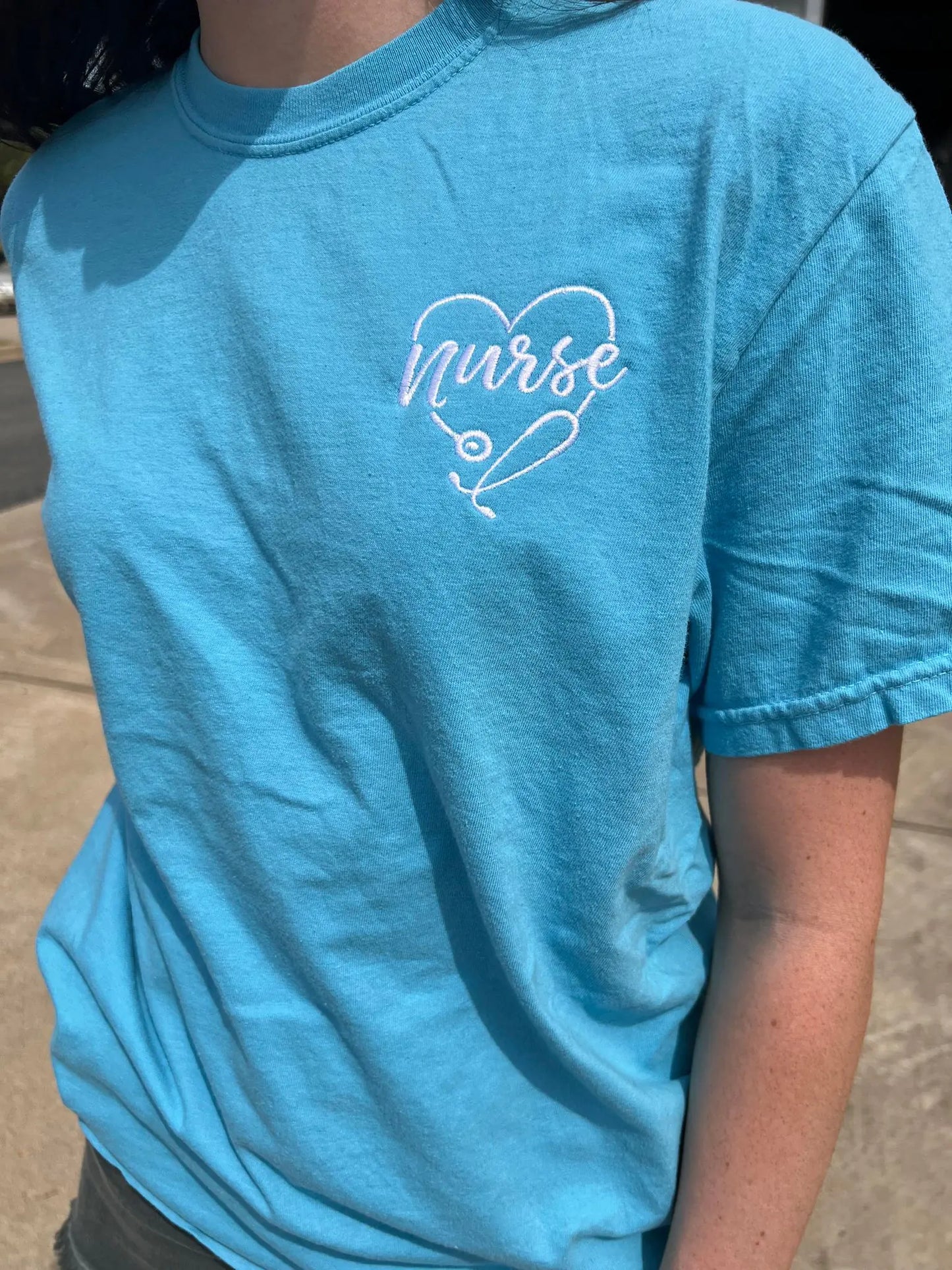 Embroidered Nurse Tee