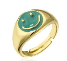 Smiley Face Rings For Women