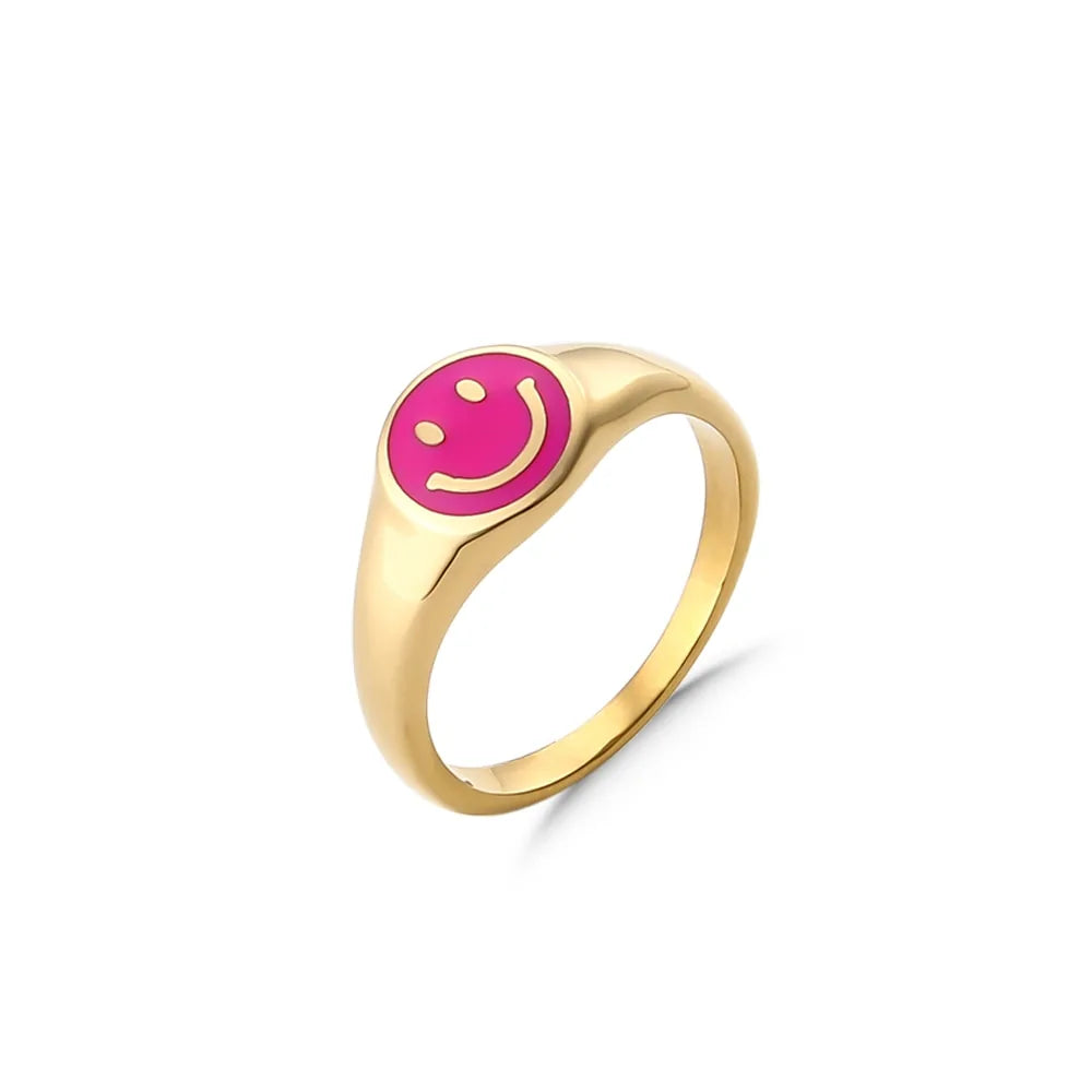 Smiley Face Rings For Women