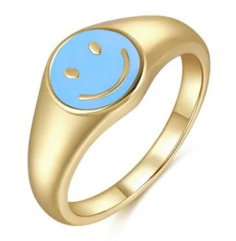 Smiley Face Rings For Women