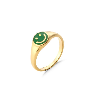 Smiley Face Rings For Women